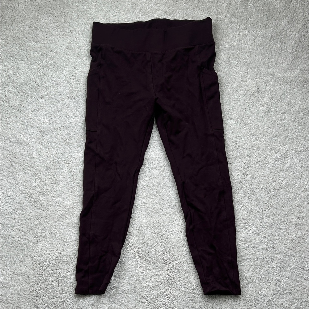 Lou & Grey Deep Purple Leggings